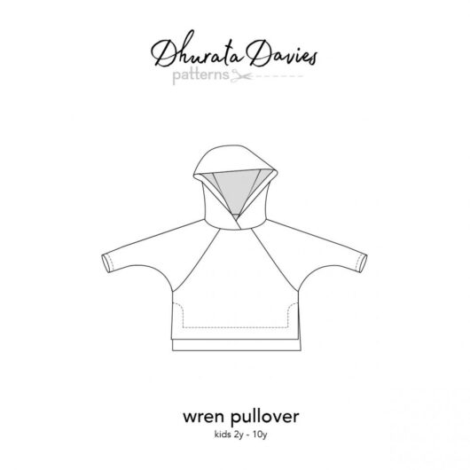 Dhurata Davies Paper Sewing Pattern Kids Wren Pullover