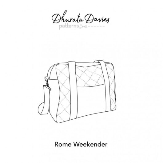 Dhurata Davies Paper Sewing Pattern Rome Weekender Bag