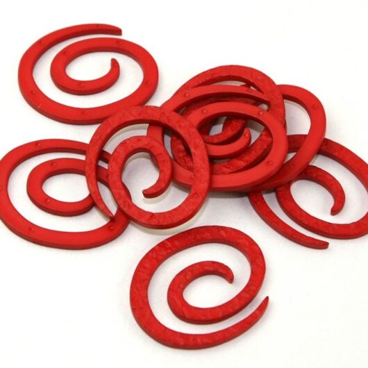 Dill Knit Clothing Fasteners (Value Pack) Red