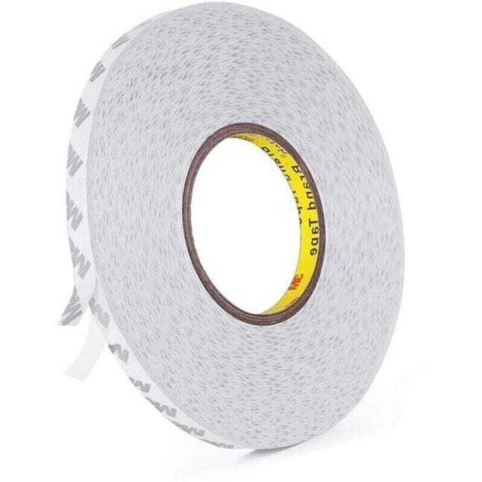 Double Sided Tape, Transparent 3M 9080 Strong Double Sided Tape Length 50m, Width 10mm, Thickness 0.15mm for diy mumu