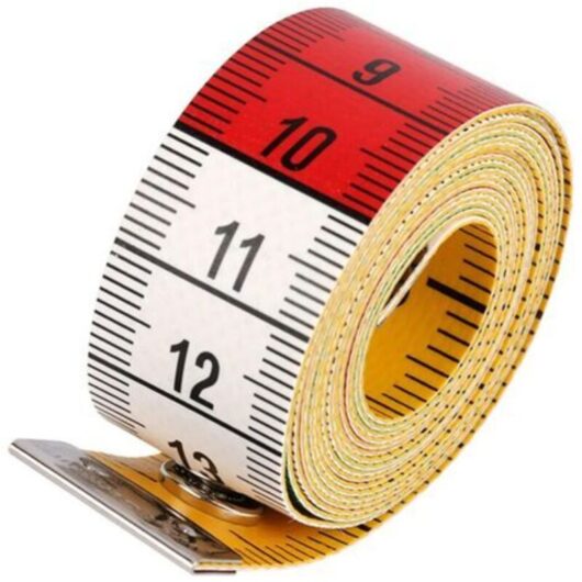 Double-sided Tailor's Measuring Tape, Soft Seamstress Measuring Tape 1.5m 60 Inch for Custom Tailoring Fabric Ruler (1 Piece)