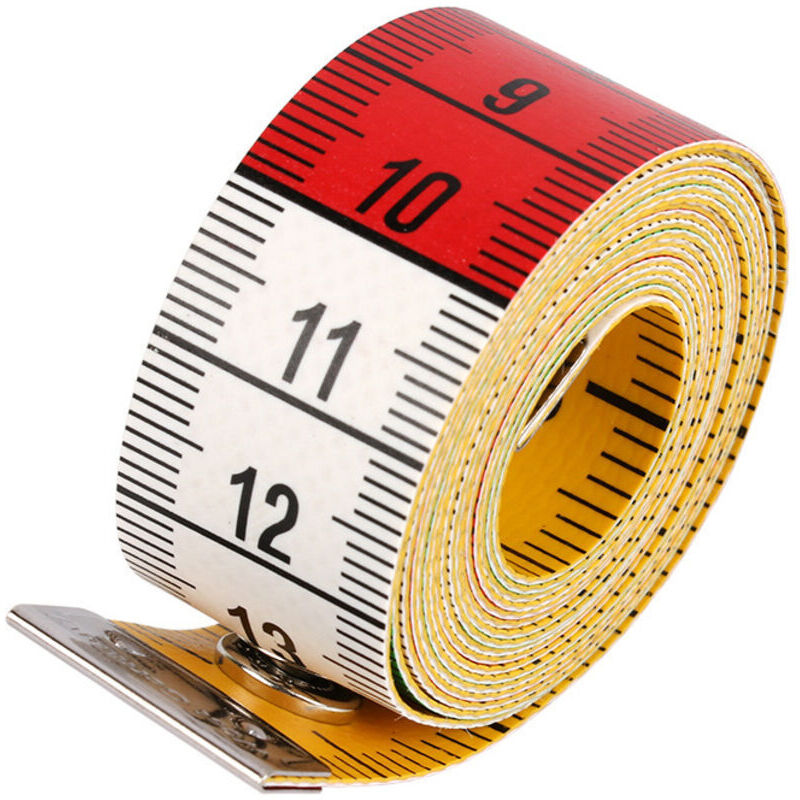 Double-sided tailor's measuring tape, soft 1.5m 60 inch tailor's tape measure, custom-made dressmaker's fabric ruler (1 piece)