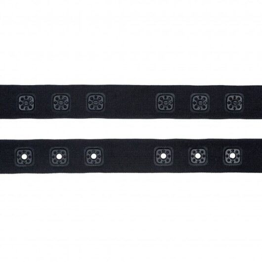 Essential Trimmings Press Fastener Snap Tape Black