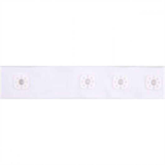 Essential Trimmings Press Fastener Snap Tape White