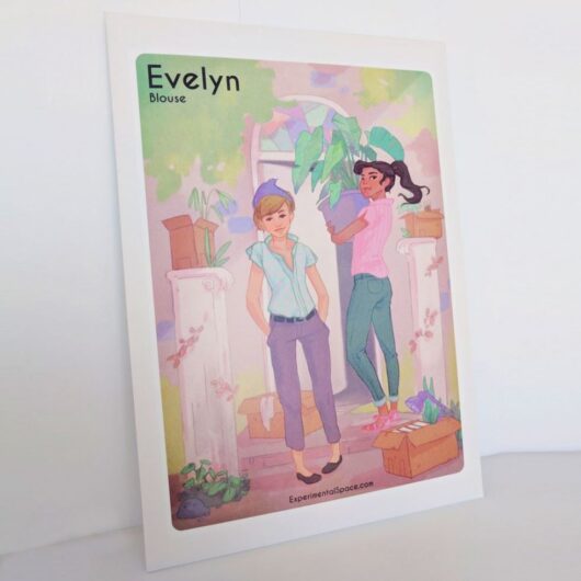 Experimental Space Paper Sewing Pattern Evelyn Blouse