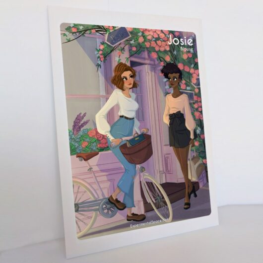 Experimental Space Paper Sewing Pattern Josie Blouse