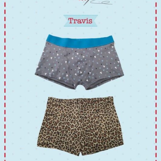 Flo-Jo Paper Sewing Pattern Travis Trunks