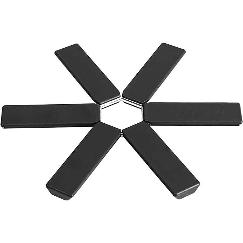 Folding heat-insulating pads for hot pots, compact non-slip table protector