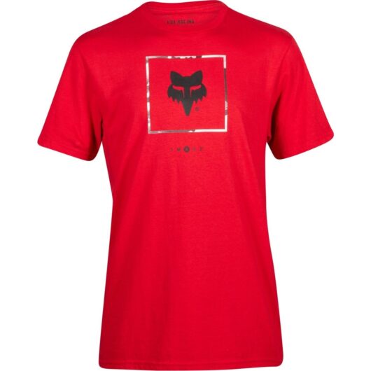 Fox Racing Atlas Short Sleeve Premium T-Shirt - Flame Red / S