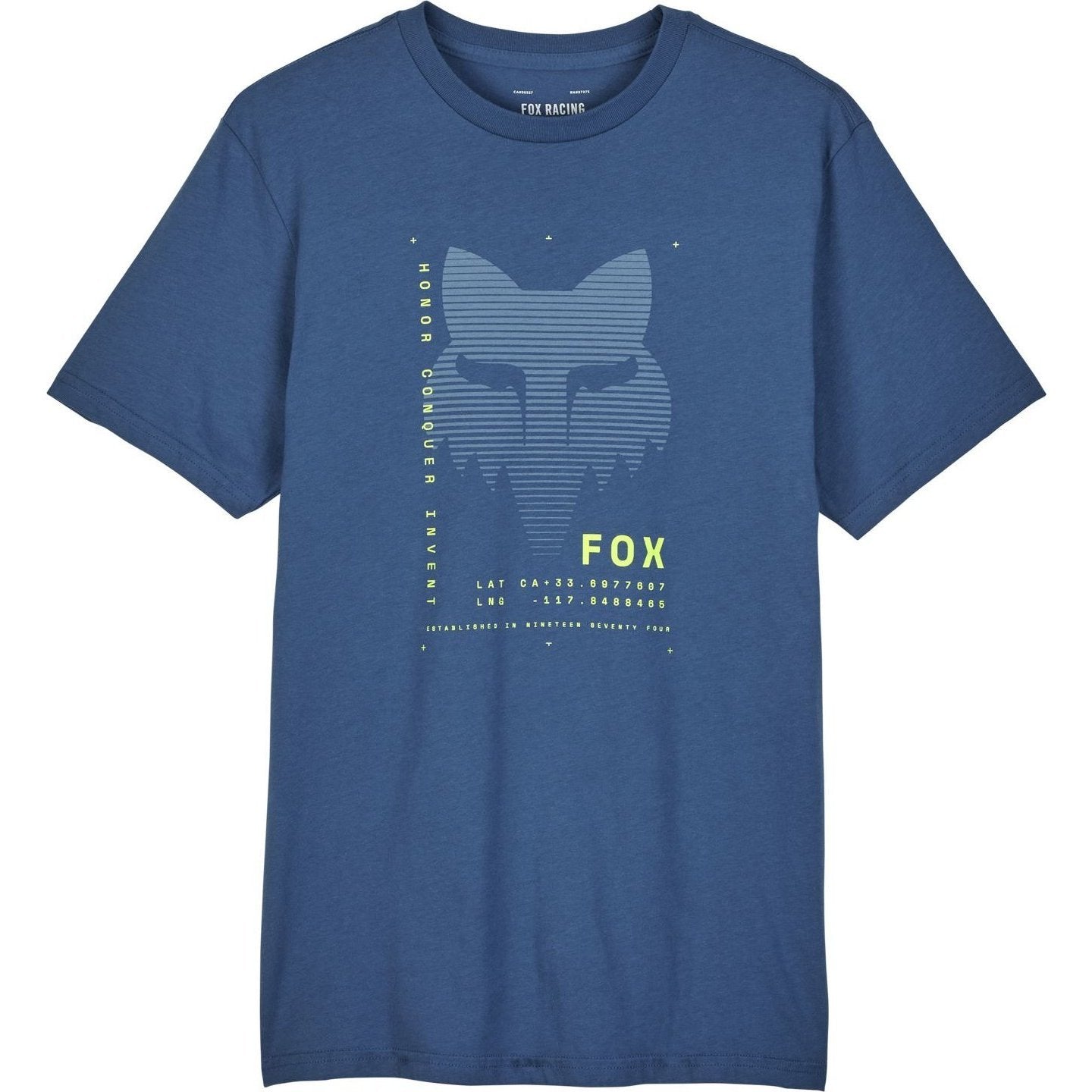 Fox Racing Dispute Short Sleeve Premium T-Shirt - Indigo / S