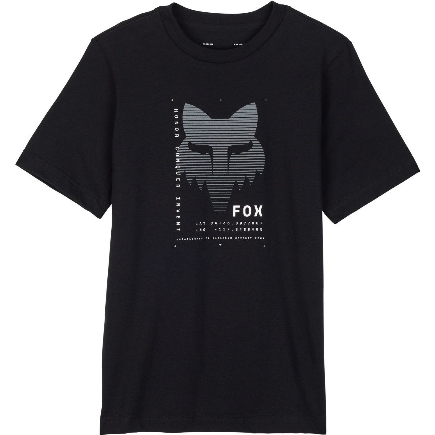 Fox Racing Dispute Youth Short Sleeve Premium T-Shirt - Black / YS