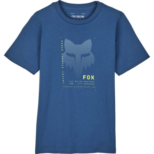 Fox Racing Dispute Youth Short Sleeve Premium T-Shirt - Indigo / YS