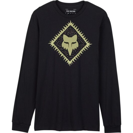 Fox Racing Leo Long Sleeve Premium T-Shirt - Black / S