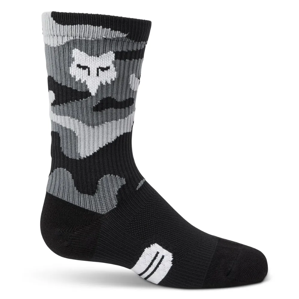 Fox Ranger Crew 6in Youth MTB Socks Black Camo