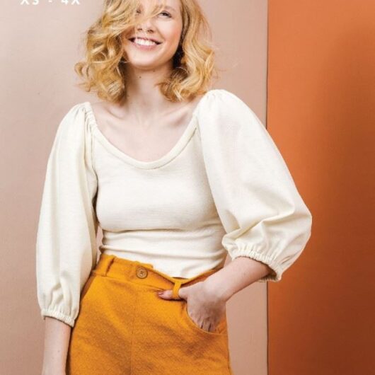 Friday Pattern Company Paper Sewing Pattern Adrienne Blouse