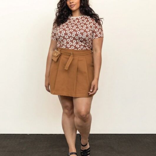 Friday Pattern Company Paper Sewing Pattern Bernadette Skirt