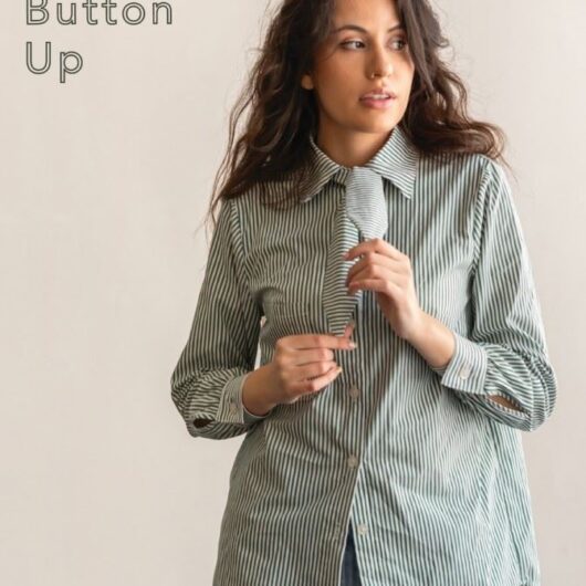 Friday Pattern Company Paper Sewing Pattern Butano Button Up Shirt