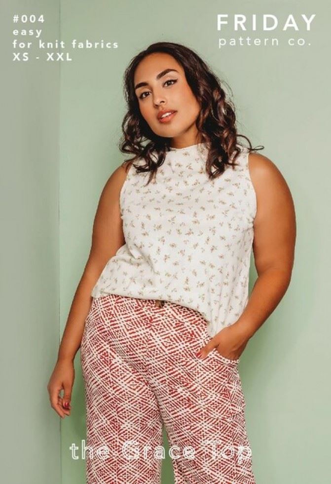 Friday Pattern Company Paper Sewing Pattern Grace Top