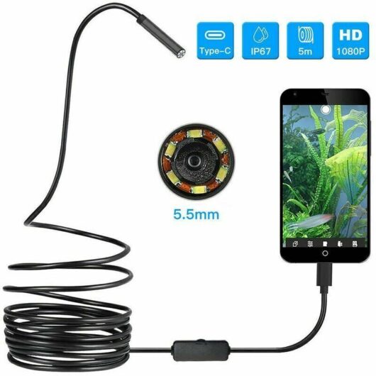 Gotrays - Wireless Endoscope 1080p Hd Wifi Endoscope Inspection Camera(5m)
