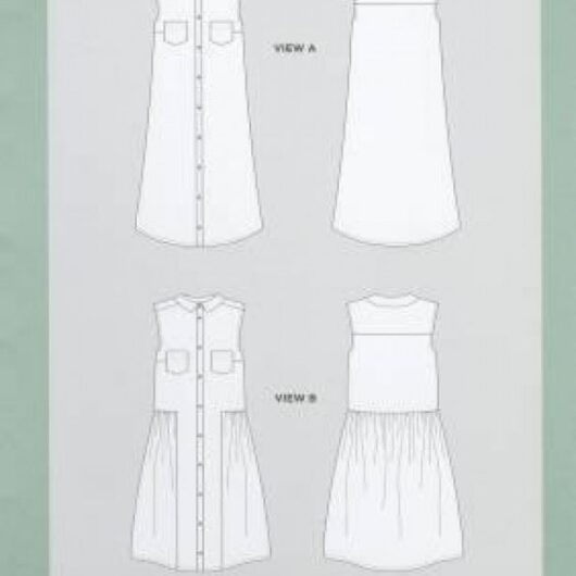 Grainline Studio Paper Sewing Pattern Alder Shirtdress