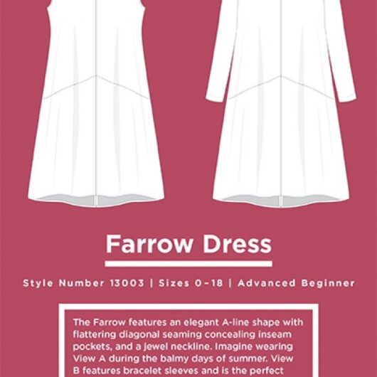 Grainline Studio Paper Sewing Pattern Farrow Dress