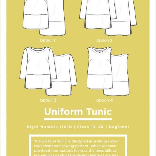 Grainline Studio Paper Sewing Pattern Uniform Tunic