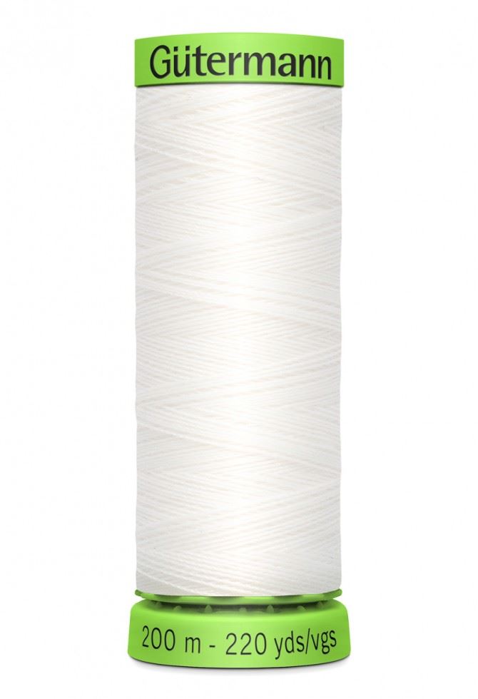 Gutermann Extra Fine Sewing Thread White 800