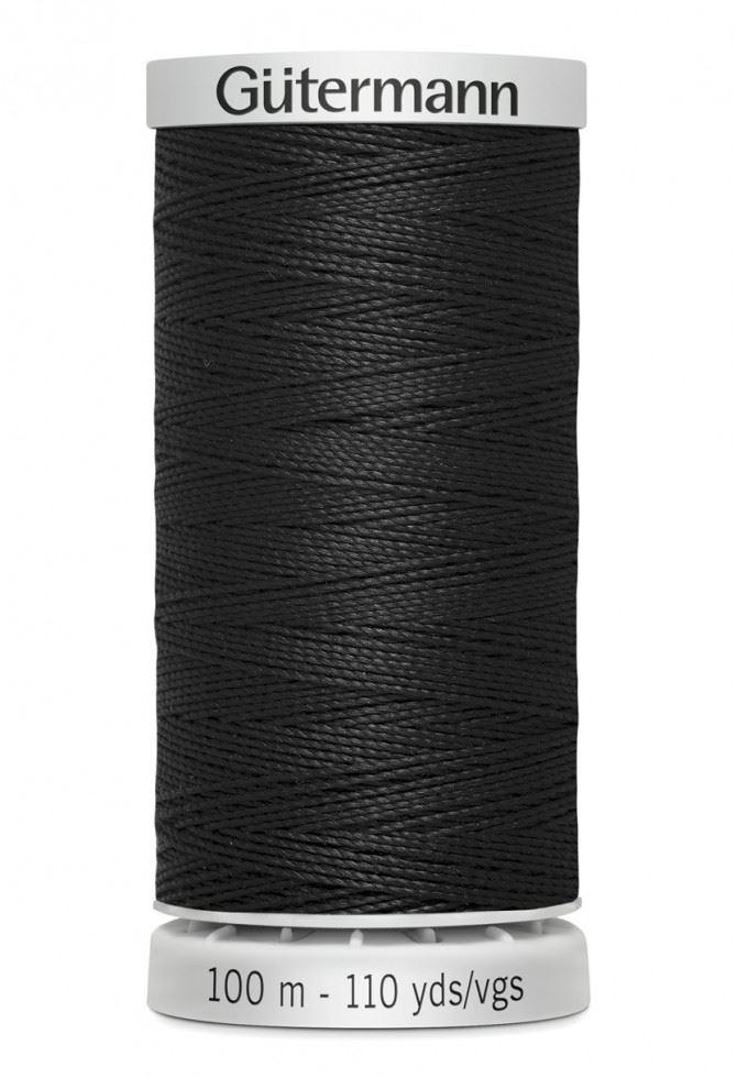 Gutermann Extra Upholstery Thread Black 000