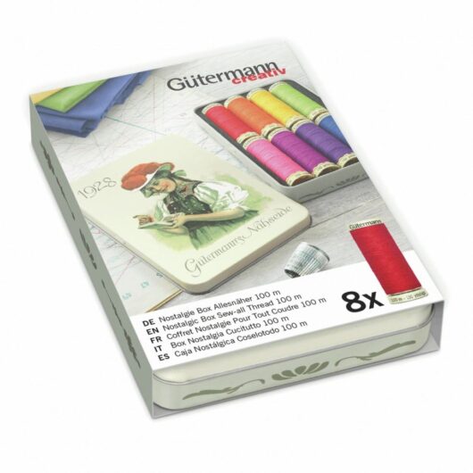 Gutermann Nostalgic Box Sew All Thread Set Bright Shades