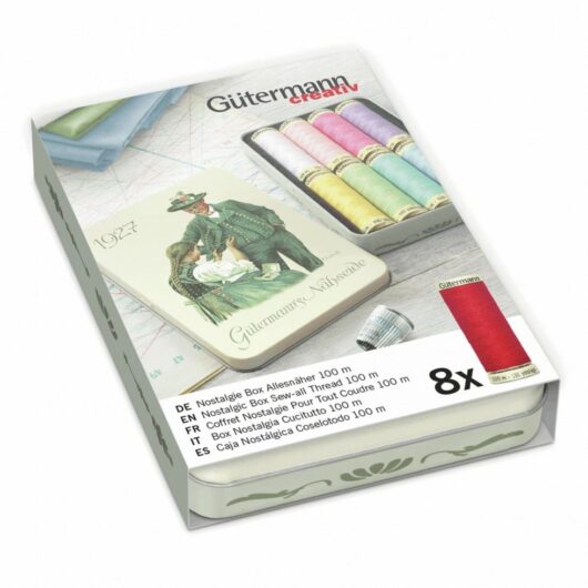 Gutermann Nostalgic Box Sew All Thread Set Pastel Shades