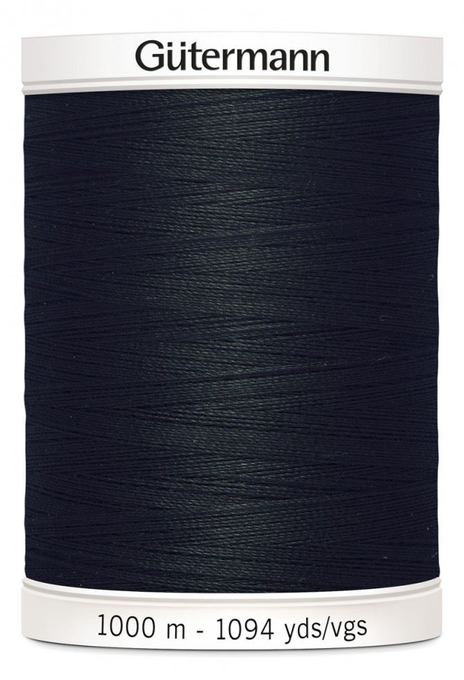 Gutermann Sew All Polyester Sewing Thread Black 000
