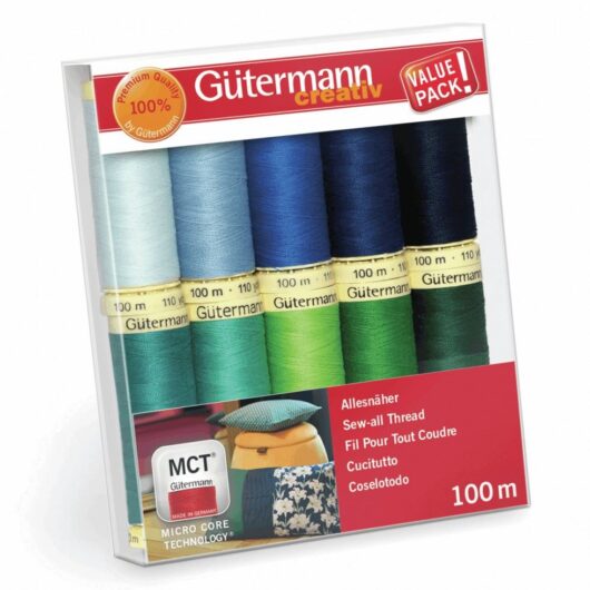 Gutermann Sew All Thread Set Blue