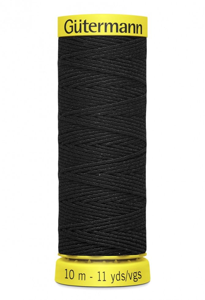 Gutermann Shirring Elastic Black