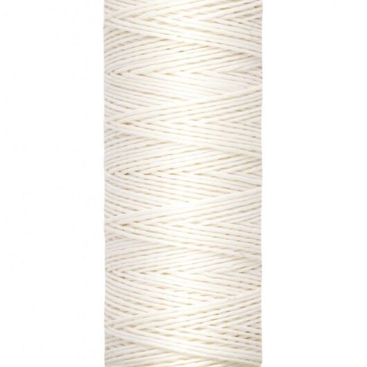Gutermann Waxed Linen Thread White 5129