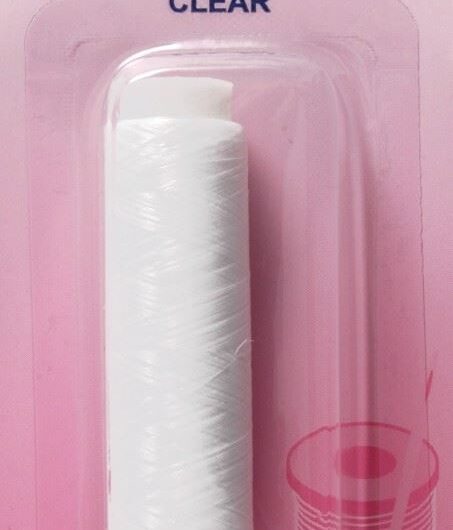 Hemline Fine Elastic Clear