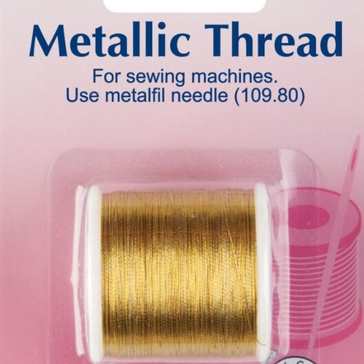 Hemline Metallic Sewing Thread Gold
