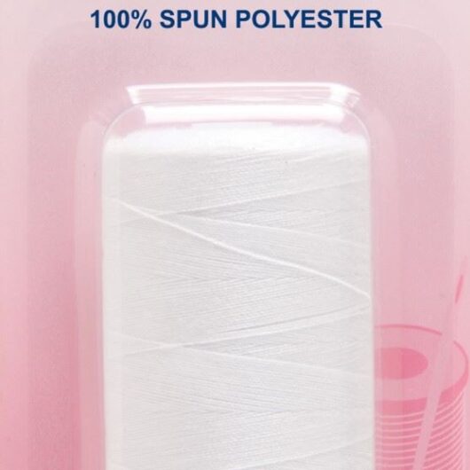 Hemline Polyester Sewing Thread White