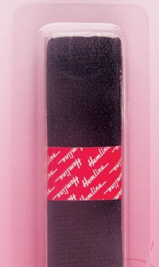 Hemline Sew On Velcro Black