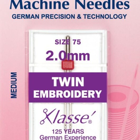 Hemline Twin Embroidery Machine Needles