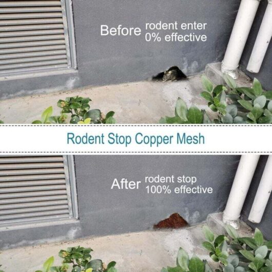 High-Quality Rodent-Proof Mesh, 100% Copper, Slug, Snail, Mouse, Rat, Bird, Nematode, Ferramol, Knitted Copper Net for Indoor and Garden Use (6
