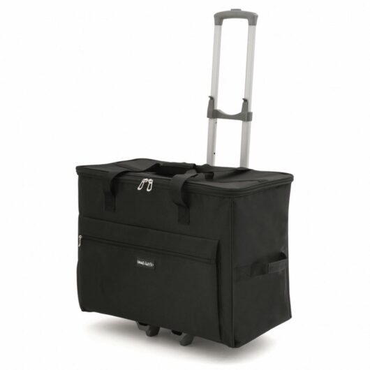 Hobby and Gift Large Sewing Machine Trolley Bag Black