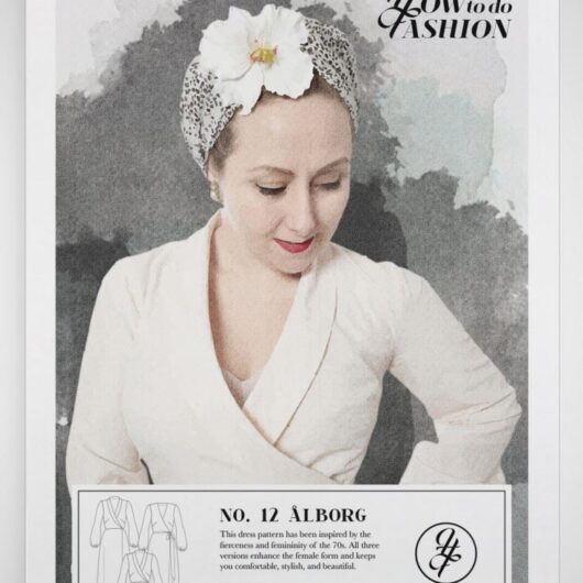 How To Do Fashion Paper Sewing Pattern Aalborg Top & Dress