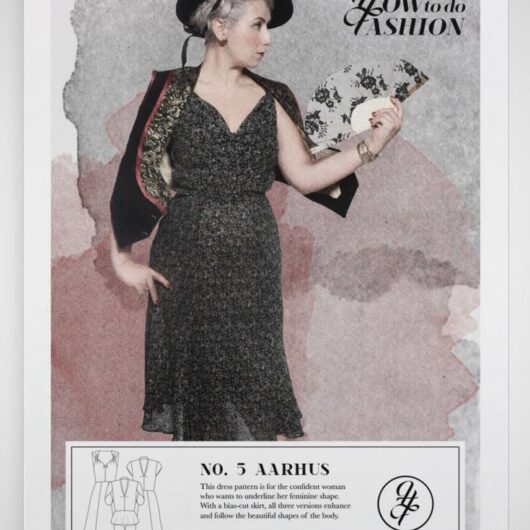 How To Do Fashion Paper Sewing Pattern Aarhus Dress