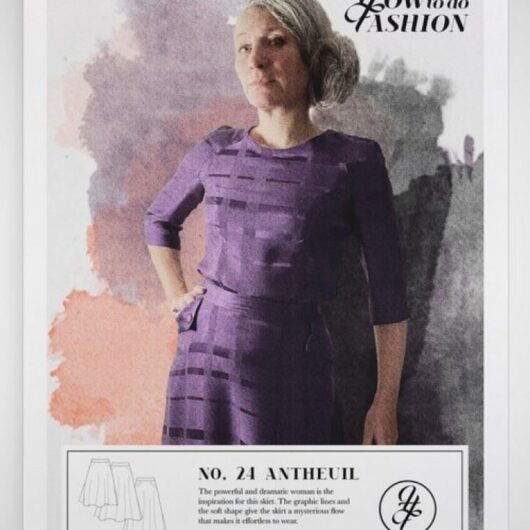 How To Do Fashion Paper Sewing Pattern Antheuil Skirt