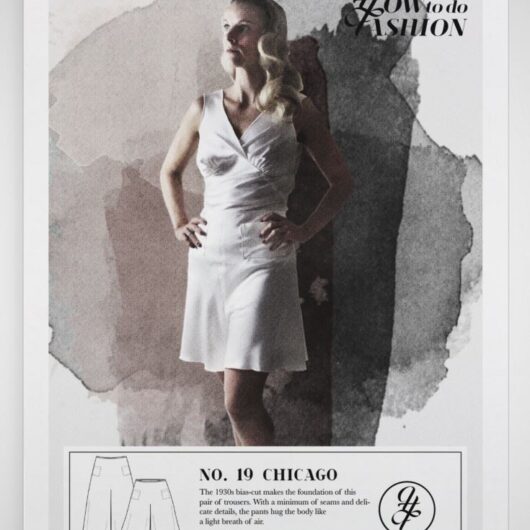 How To Do Fashion Paper Sewing Pattern Chicago Trousers & Shorts