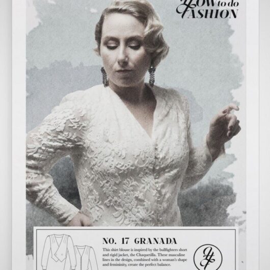 How To Do Fashion Paper Sewing Pattern Granada Blouse