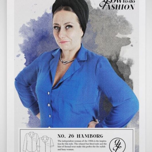 How To Do Fashion Paper Sewing Pattern Hamborg Shirt