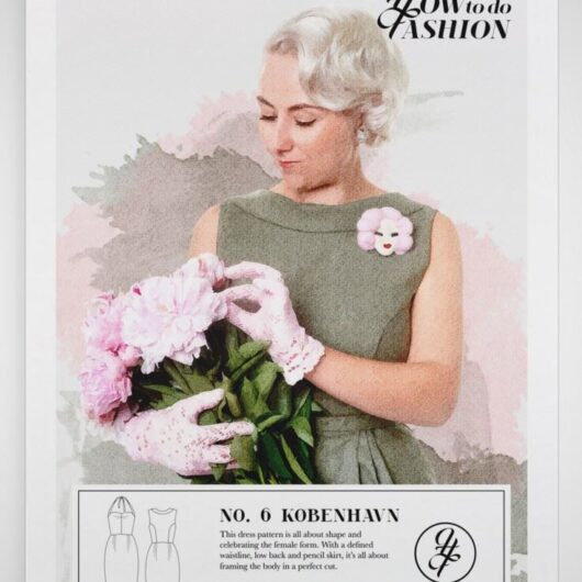 How To Do Fashion Paper Sewing Pattern Kobenhavn Dress