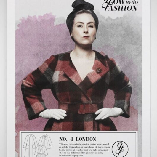 How To Do Fashion Paper Sewing Pattern London Coat