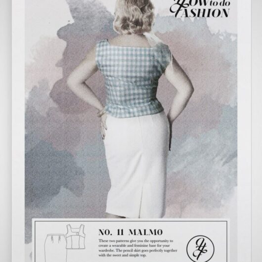 How To Do Fashion Paper Sewing Pattern Malmo Top & Skirt